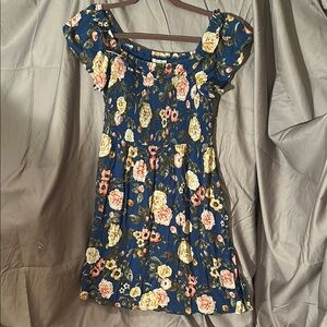 Maurices Blue Floral Midi Dress